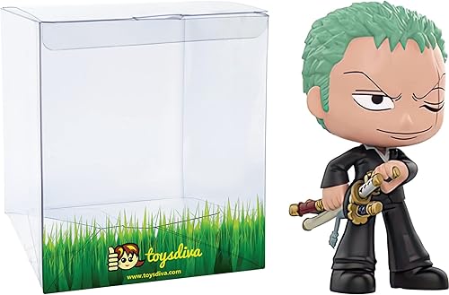 Roronoa Zoro Fun ko Mystery Minis - Figura de vinilo con 1 protector gráfico compatible con 'ToysDiva' (30608  B)