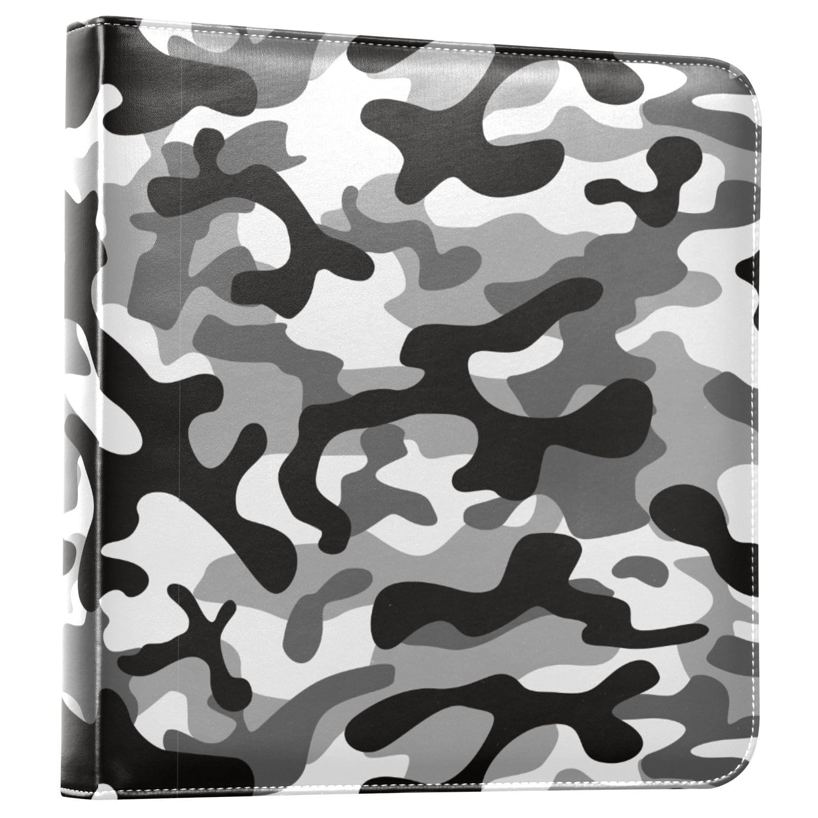 Fotoalbum, Militär, Camouflage, Armee, Schwarz-Weiß, Jagd-Fotobuch, Fotoalbum, selbstklebende Seiten, Kindheit-Fotoalbum, 15,2 x 20,3 cm