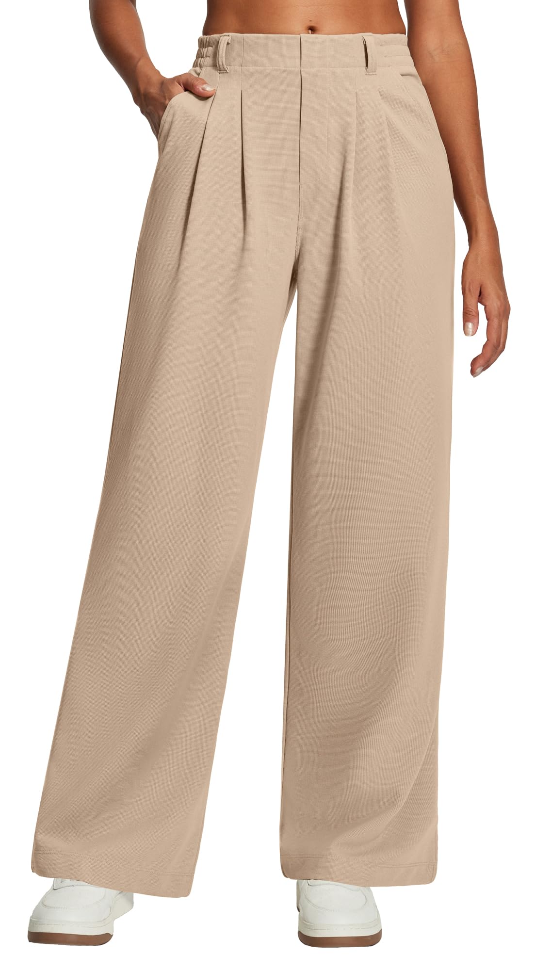 Heathyoga Wide Leg Stretchy Work Pants