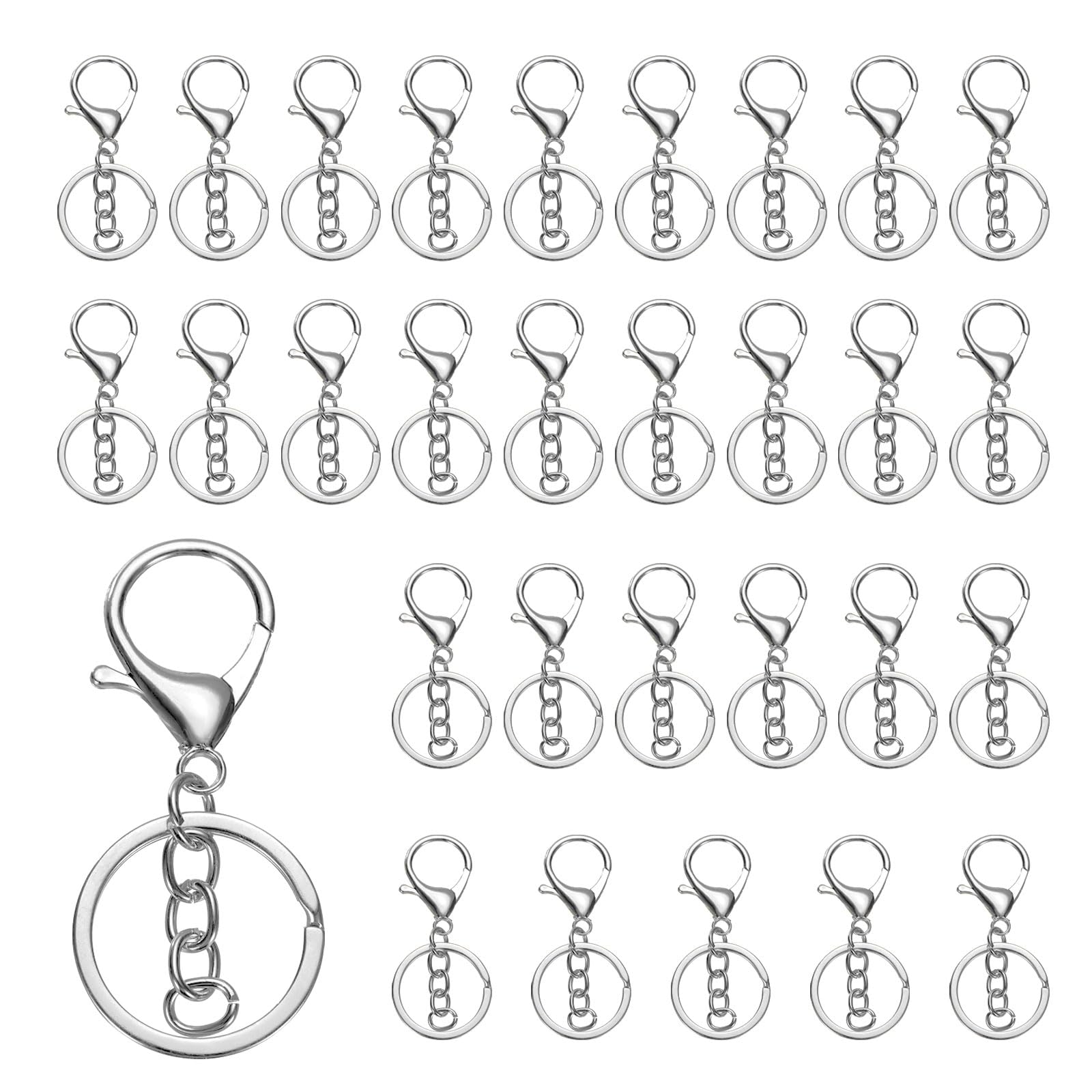 uxcell Lobster Claw Clasps Keychain