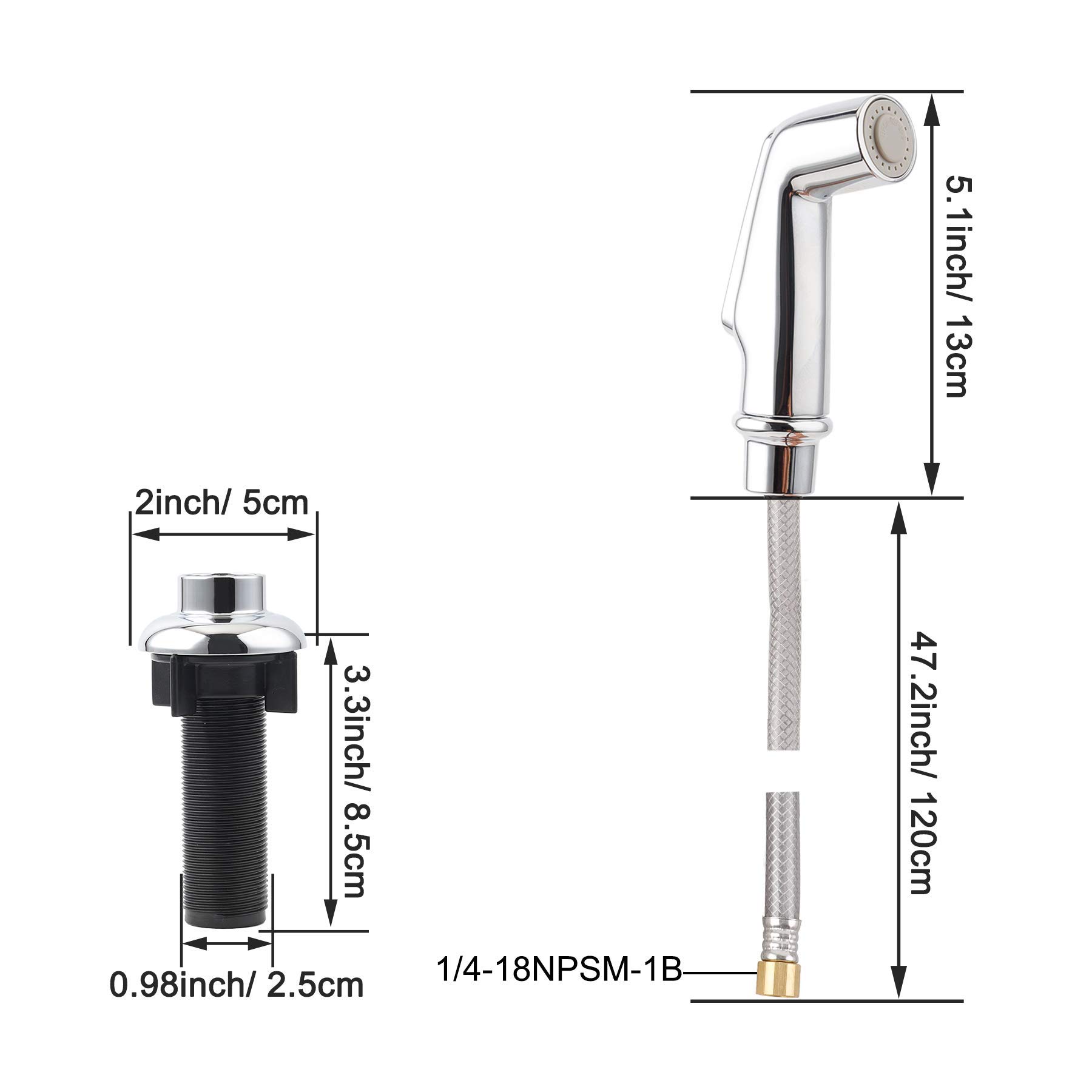 Buy Kitchen Sink Faucet Sprayer, Kitchen Sink Side Sprayer Replacement