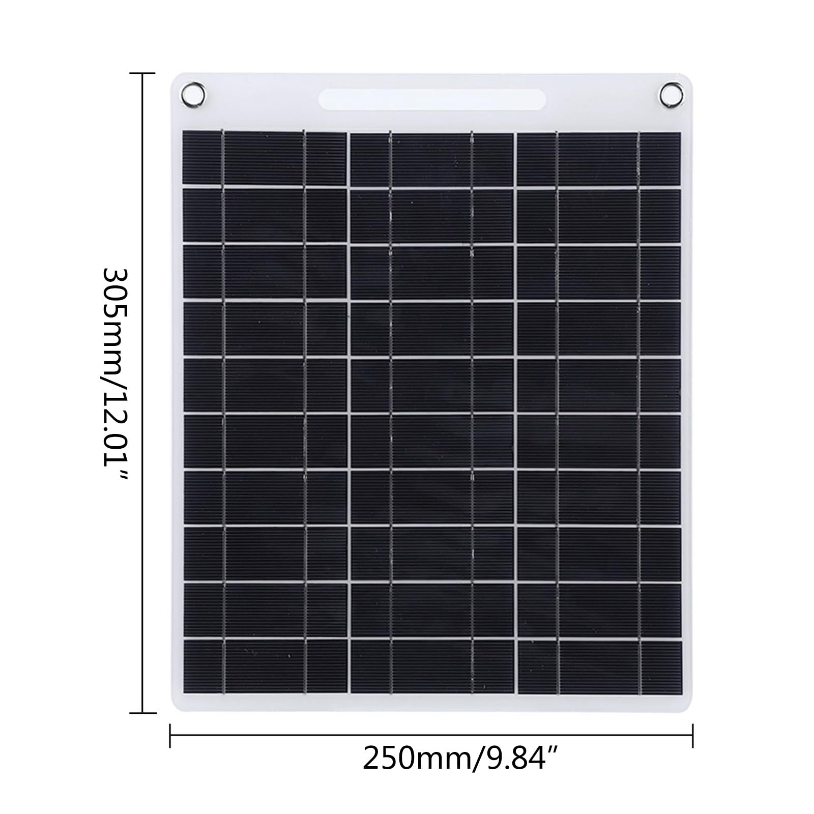 15W Pannello Solare Portatile USB 5V Caricabatteria Cella Solare Consiglio Caricabatteria da Auto per Cellulare Campeggio Esterna Sistemi di Alimentazione