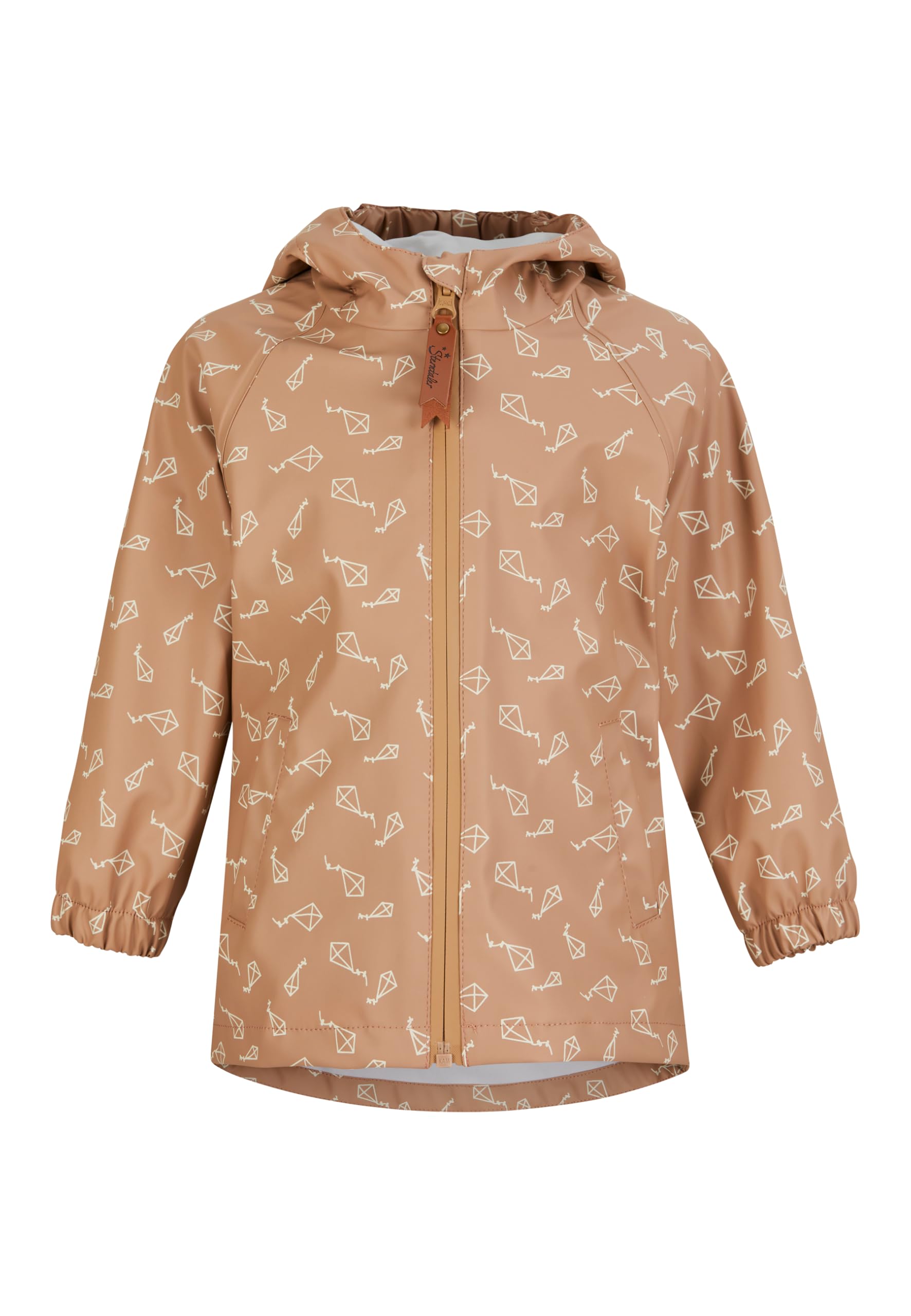 Sterntaler Regenjacke ungefüttert Drachen - Kinder Regenjacke wasserdicht - Jungen Jacke mit verschweißten Nähten Kapuze und reflektierendem Detail - robuste Regenbekleidung