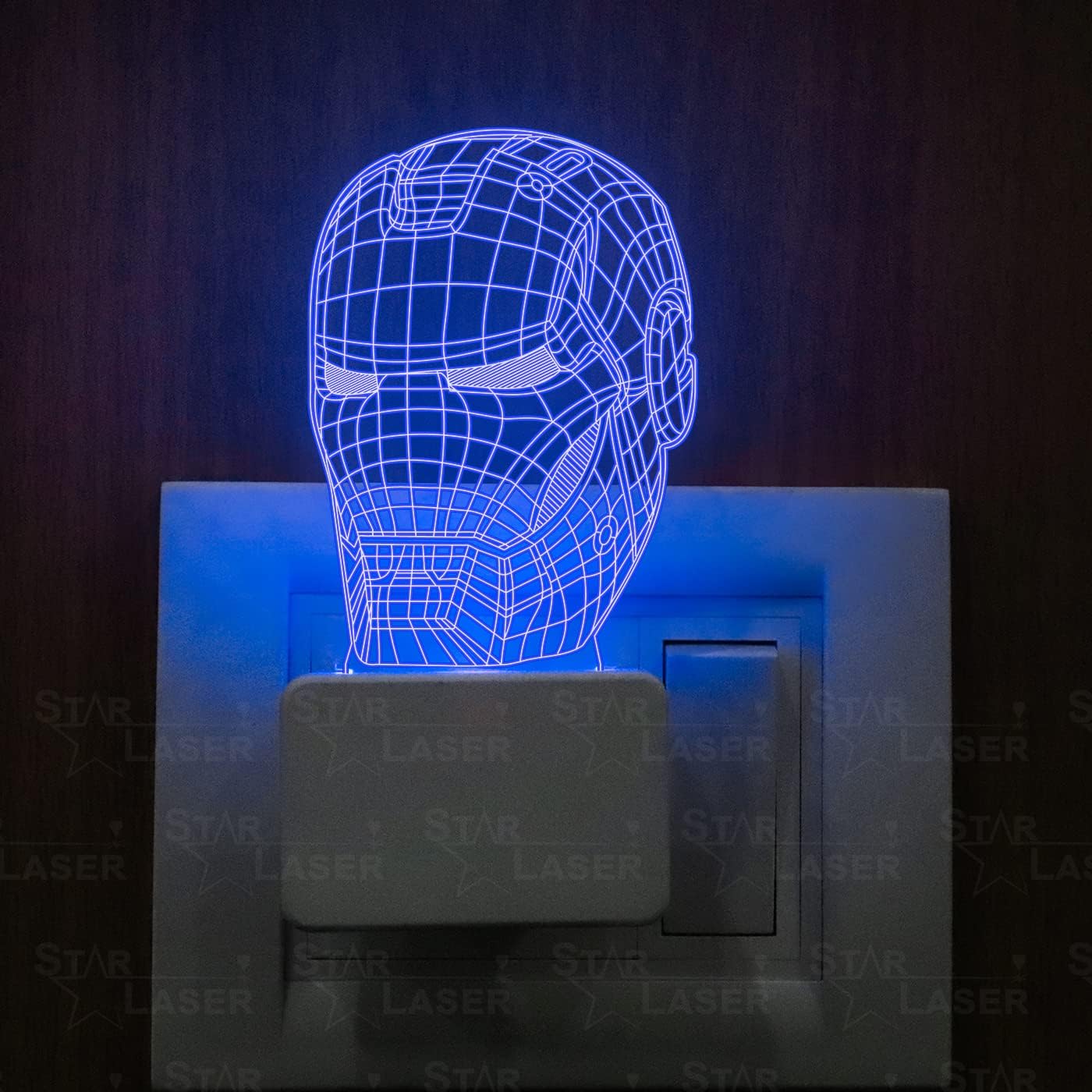 StarLaser 3D Illusion ironman276 Night lamp for Kids Bedroom 7 Color Changing Light with Plug Gift for Birthday Multicolored (Pack of 100) (B0CD7XNTYF) Amazon Price History, Amazon Price Tracker