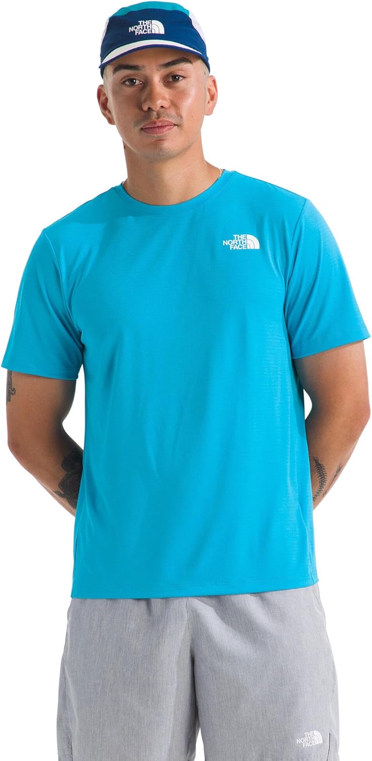 THE NORTH FACE Men's 24/7 Short-sleeve Tee | Lightweight Athletic Shirt With Flashdry Technology Large Meridian Blue