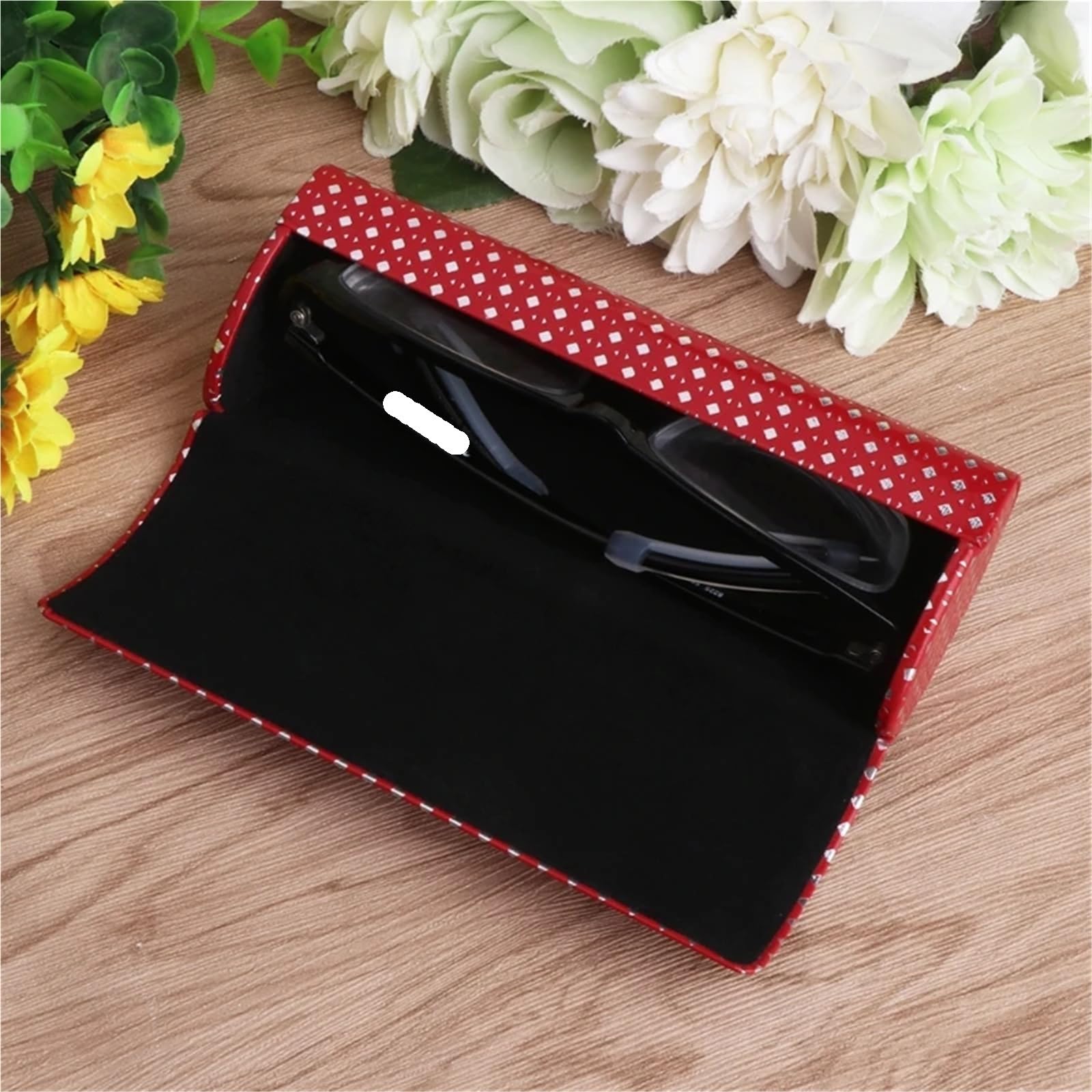 2 Stück Brillenetui, tragbar, oval, Hartschalenetui, Brillenpaket, Sonnenbrillen-Aufbewahrungsbox, Magnetverschluss Für Damen Herren Kinder