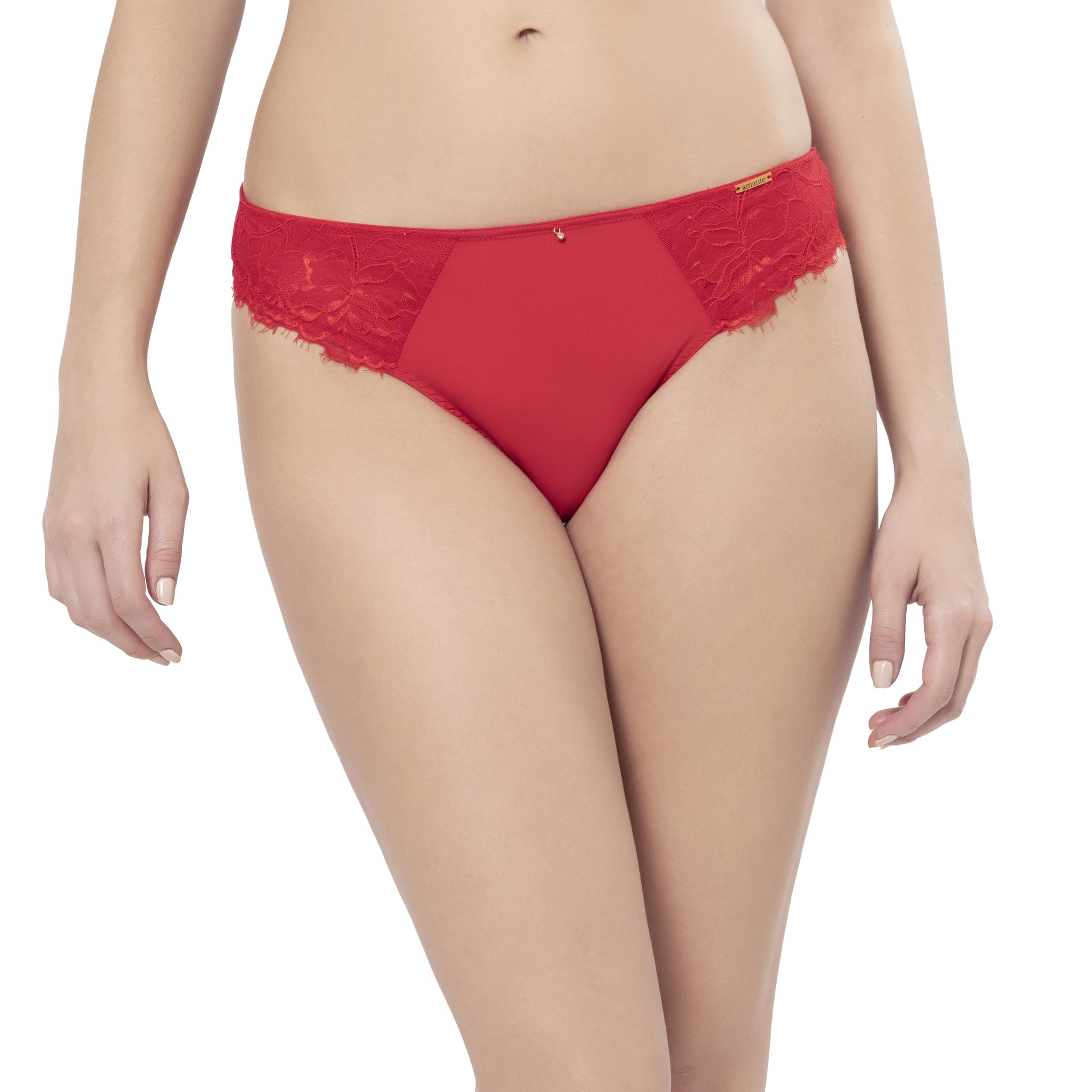 amante Solid Low Rise Low Coverage Thong-picture-17