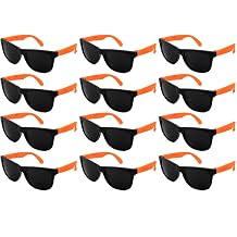 EDGEIWEAR 12 Pack Kids Neon Sunglasses Party Favors w/CPSIA certified-LeadPb Content Free 9402RA
