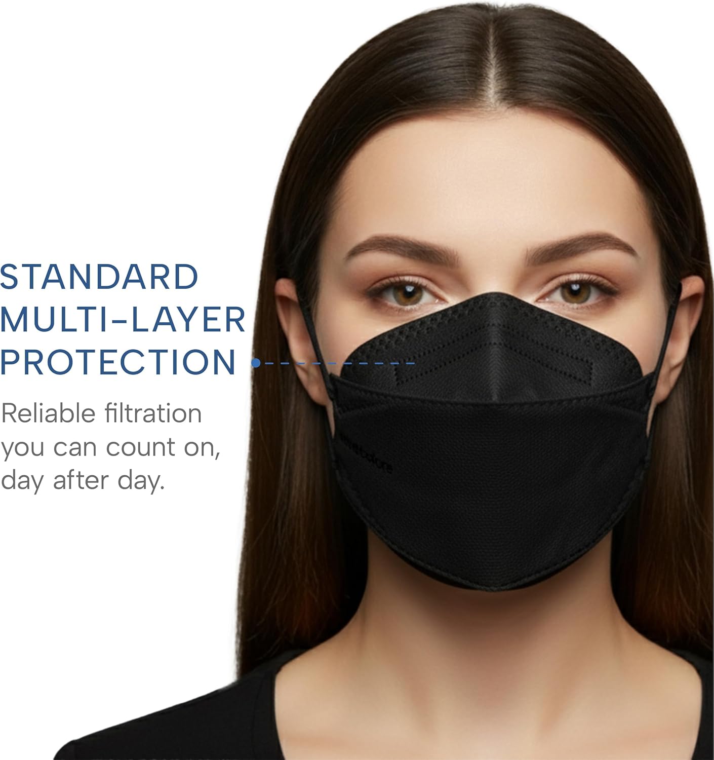 Well Before Welcome Series 3D KN95 Face Mask, Regular, Pack of 50 - Image 3