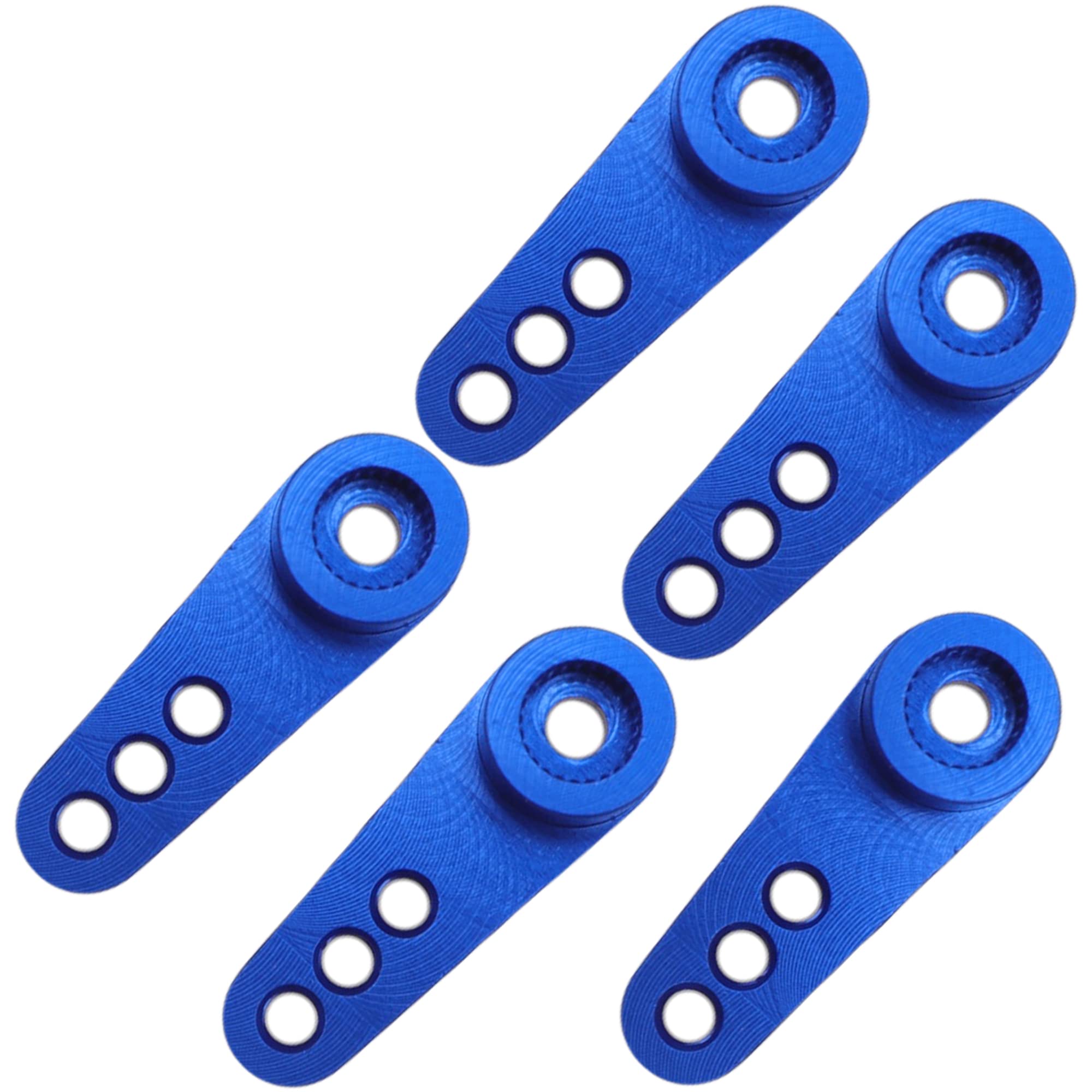 Aluminum 7075 Alloy 25T Servo Saver Set Horn With Built-In Spring For Traxxas 1:16 Mini Maxx 4WD 107154-1 / Mini XRT VXL-3S 108076-1 Monster Truck Upgrades - Black