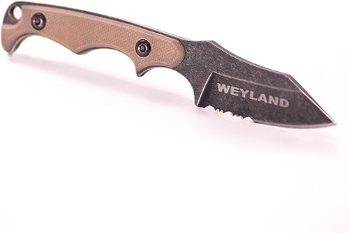 Miniatura 6 de WEYLAND EDC Cuchillo táctico de hoja fija con funda  Pequeño cuchillo utilitario de hoja fija, cuchillo de transporte Boy Scout para transporte