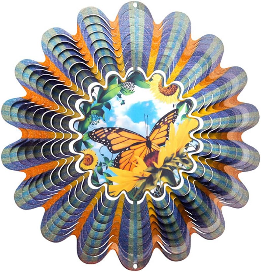 Iron Stop Animated Butterfly Wind Spinner