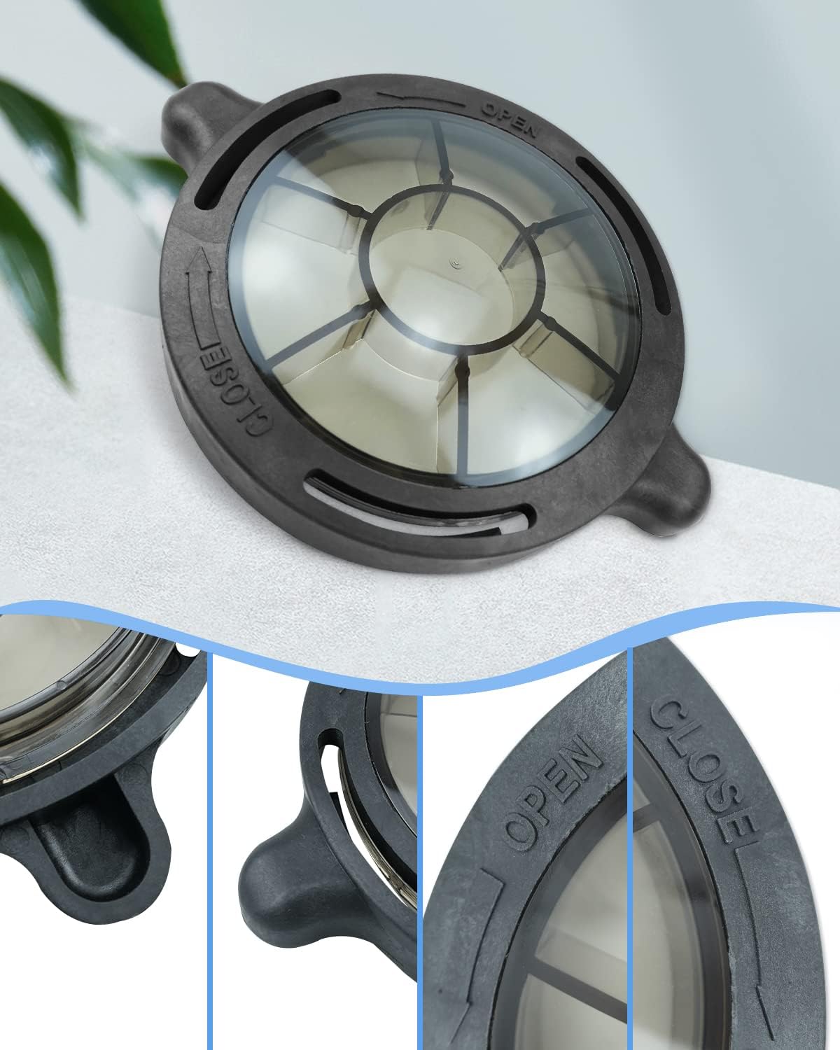 Pool Pump Lid Replacement Fit for Splapool Pureline Deluxe Above-Ground In-Ground Pool Pumps 0. 75 hp 1 hp 1.5hp Pump Pool Strainer Lid Replace #72728 72729 72730 72729 Swimming Pool Pump Basket Cover