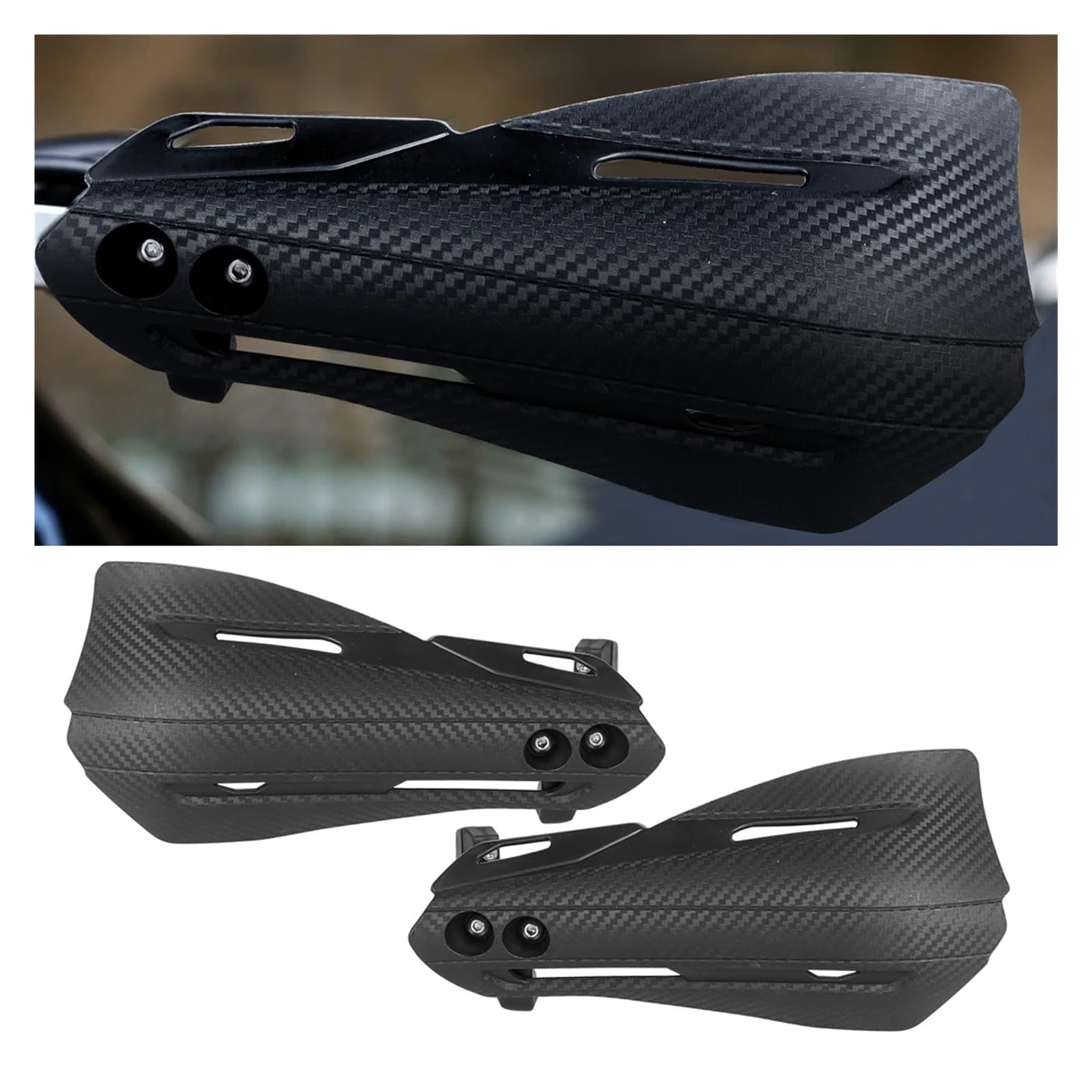 MotoHandGuards Protège-mains universels pour moto, protections pour Motocross, 7/8 pouces, 22mm