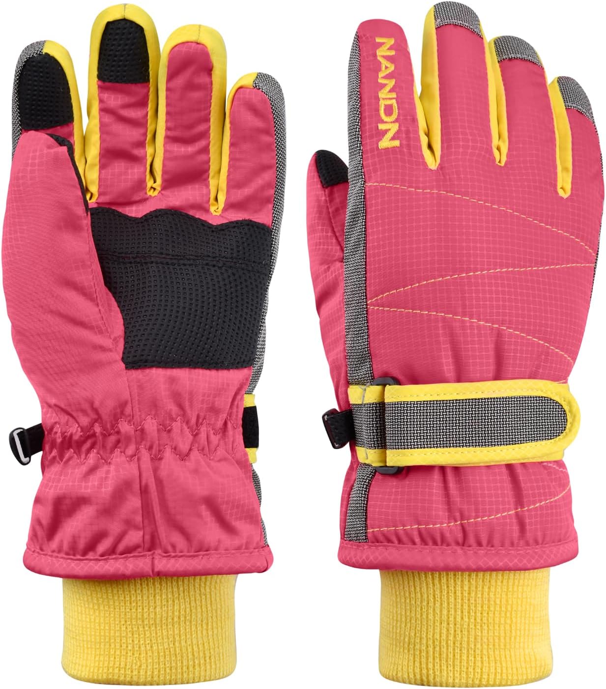 TRIWONDER Kids Ski Snow Gloves Water-Resistance Windproof Winter Cold Weather Gloves for Boys Girls Warm Thermal Snowboard Mittens