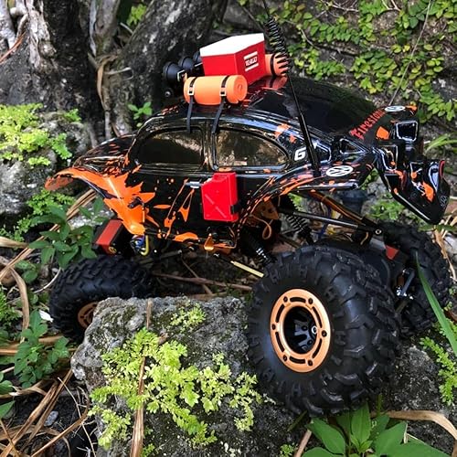 Miniatura 5 de MOHERO Depósito de combustible ABS escala 110 RC para camión 110 Wraith Axial SCX10 EXO AX10 Accesorio Paquete de 2