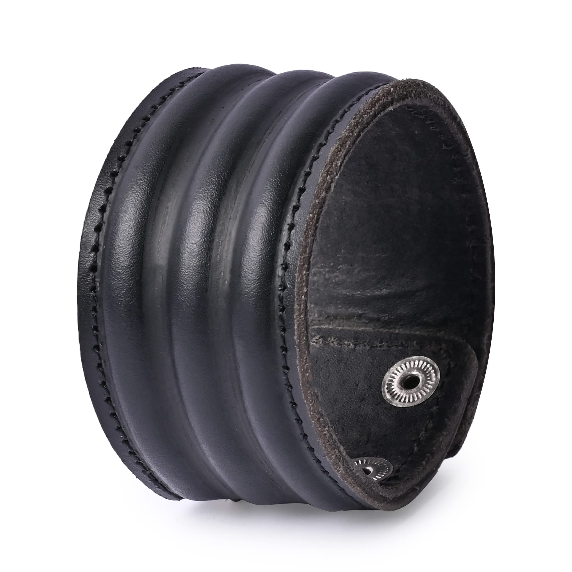 Urbanity - BLACK VINTAGE BURNT LOOK GENUINE LEATHER WRIST BAND FUNKY HAND CUFFF FOR BOYS/MEN - BLACK (B0BTW5P6K5) Amazon Price History, Amazon Price Tracker