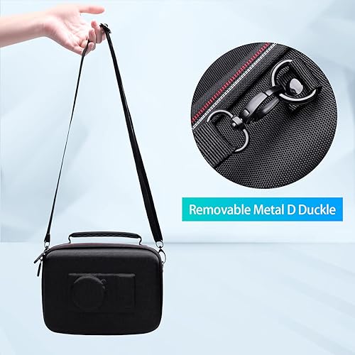 Miniatura 5 de XANAD Funda rígida para Sony Alpha ZV-E10ZV-E10LZV-1ZV-1F Cámara Vlogger Kit de accesorios trípode (GP-VPT2 BT) y micrófono - Bolsa de