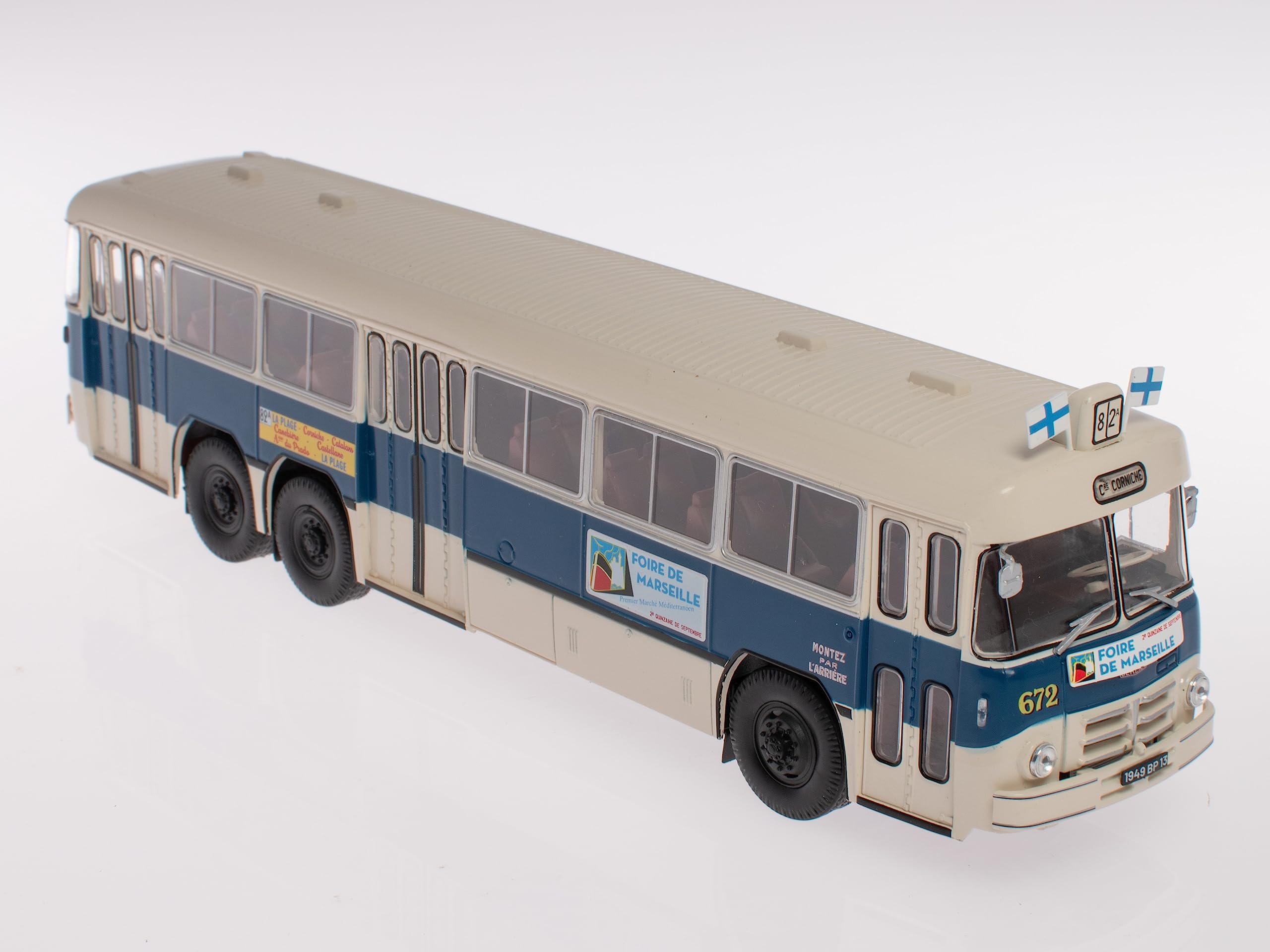 OPO 10 - Truck 1:43 compatible with Berliet Autocar PBR10 Marseille - BER73