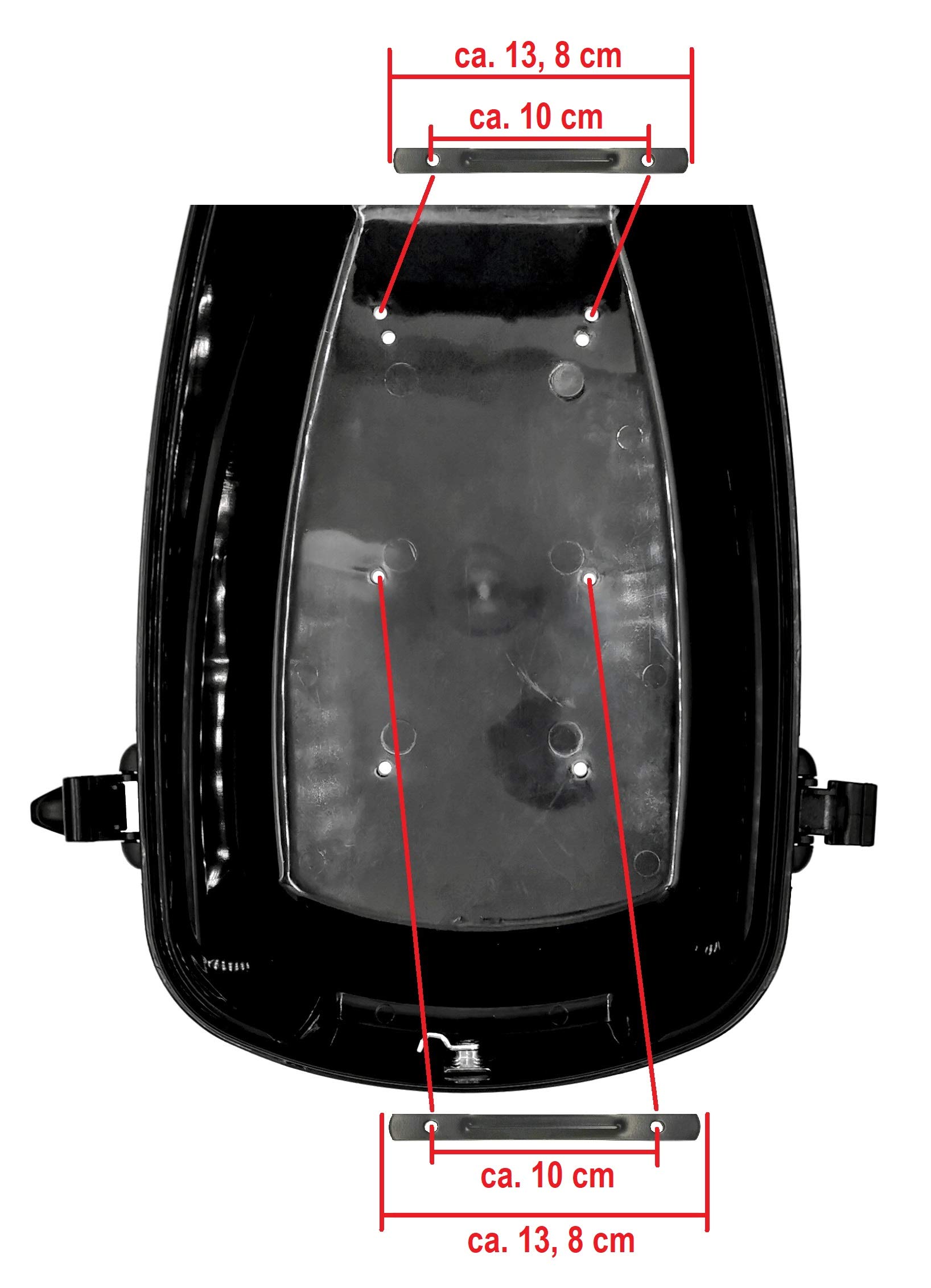 Valigetta Per Bicicletta Da 16 Litri - Cassetta Posteriore Con Serratura Per Portapacchi - Foto 7