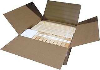 Mann Lake 6 1/4" Deep Unassembled Beekeeping Frames, Groove Top and Bottom, No Holes in Endbars, Designed for High Precision and Durability, Compatible with All Uncappers, 100 Pack, Made in The USA