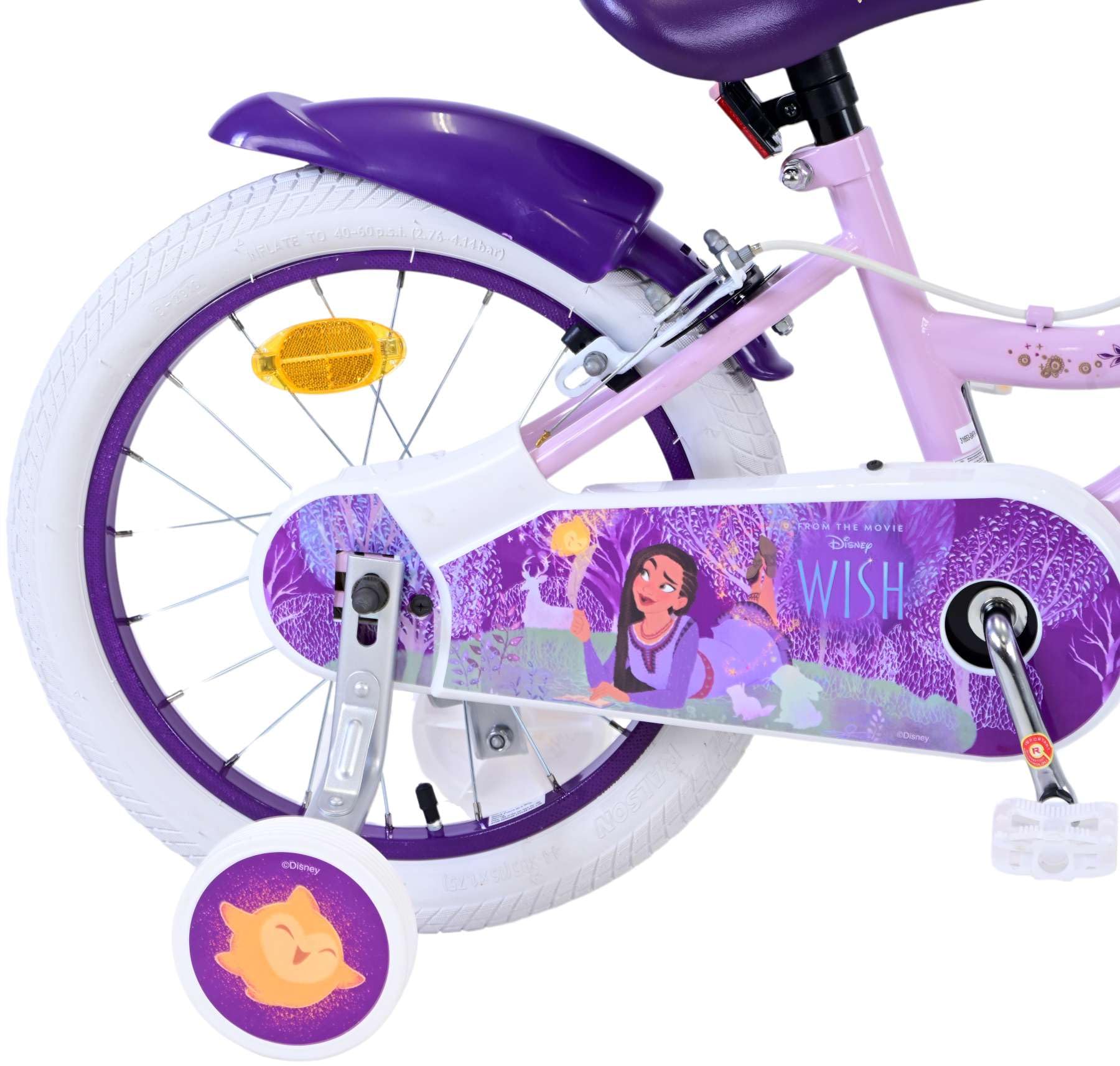 Volare Vélo pour enfant Disney Wish 16", sans frein à rétropédalage