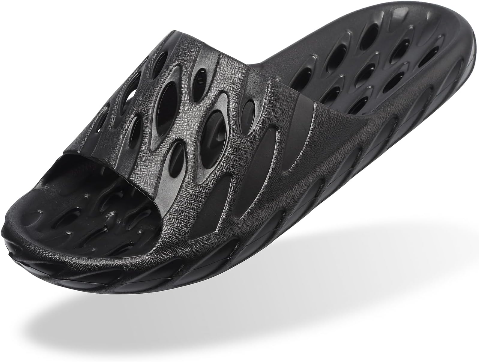FINLEEO Shower Sandals with Drainage Holes - Quick Drying Bathroom & Gym Slippers for Men and Women