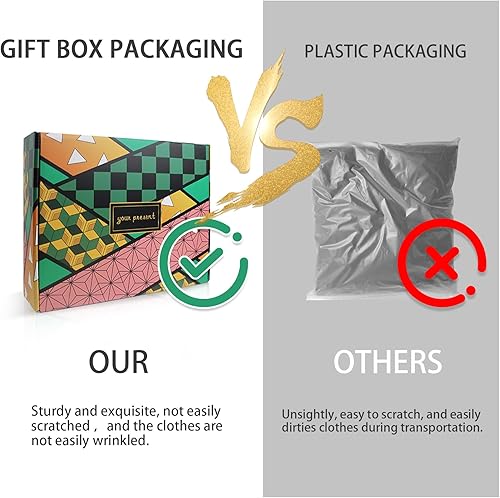 Vista 6 de Disfraz de anime de Tanjiro Zenitsu Shinobu Giyu Mitsuri con peluca y aretes, uniforme para Halloween, Rosado, Grande