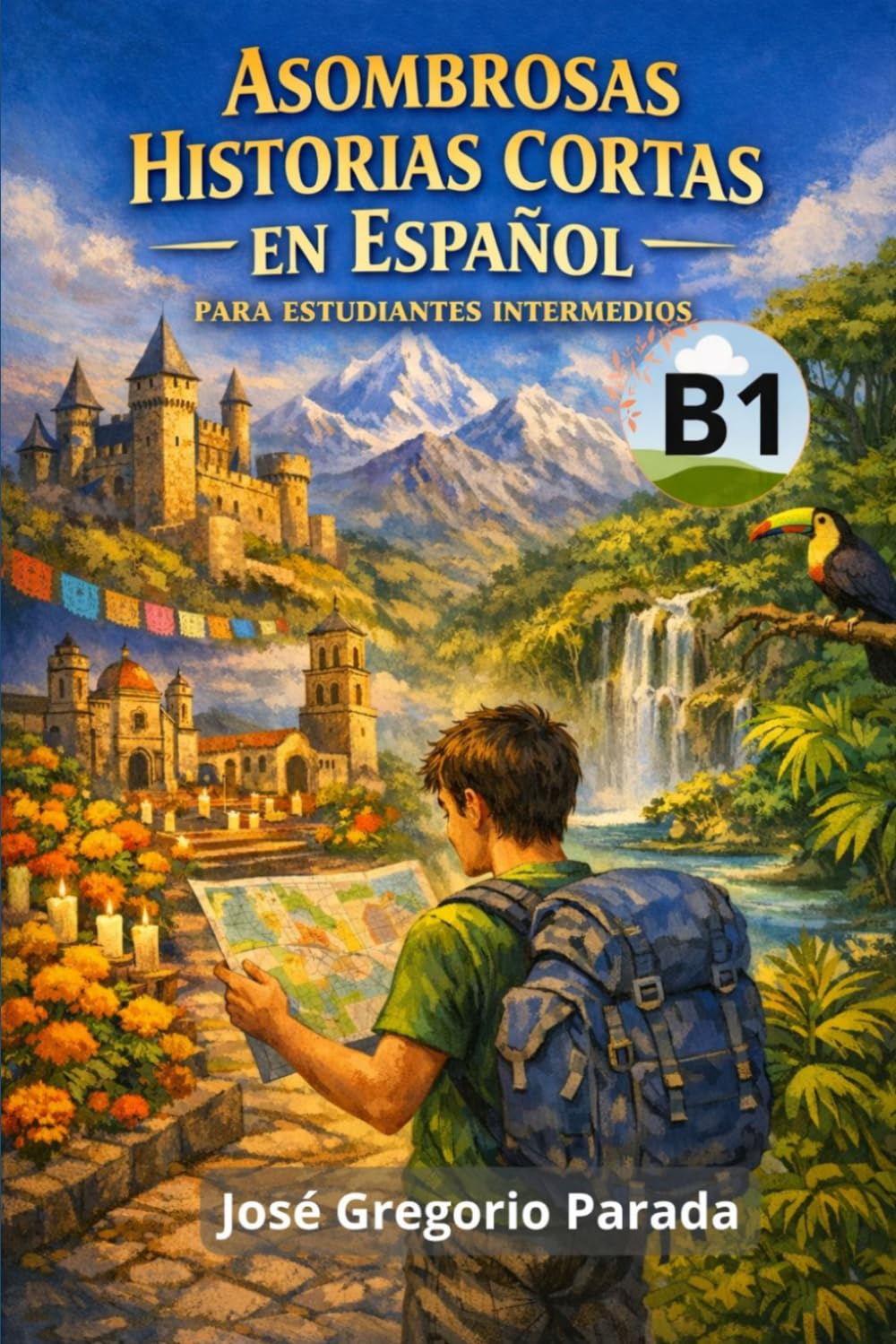 Asombrosas historias cortas en español para estudiantes intermedios (B1) (Historias para aprender español)