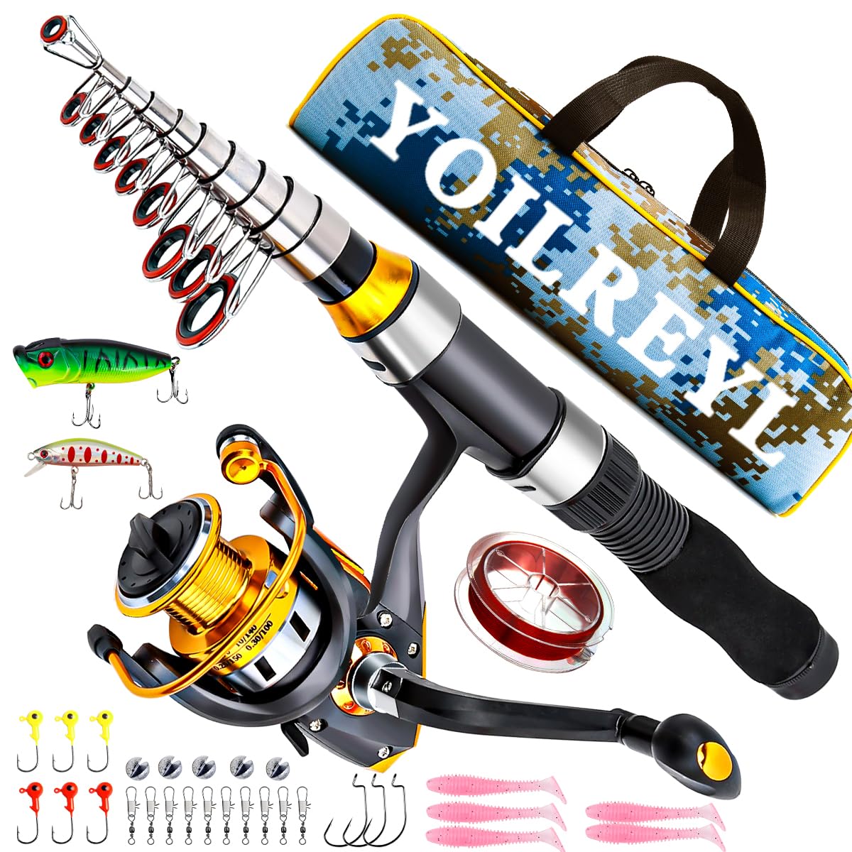 Fishing Rod and Reel Combo (2.3)
