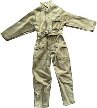 1/6 Scale Male Figure Jumpsuit Outfit Costume,Scene Prop,Clothes Model,Fashion Miniature Clothing for 12" Male Action Figure