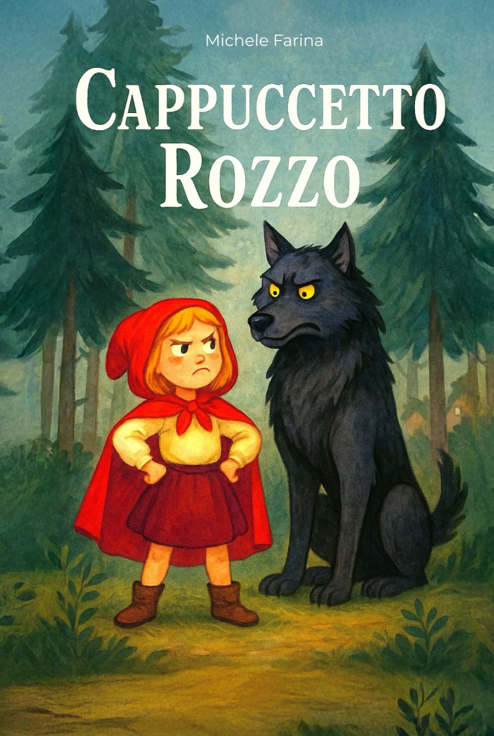 Cappuccetto Rozzo: Una fiaba illustrata in rima dove niente è come sembra. Contiene disegni finali da colorare (Racconti della buonanotte per adulti sognatori)