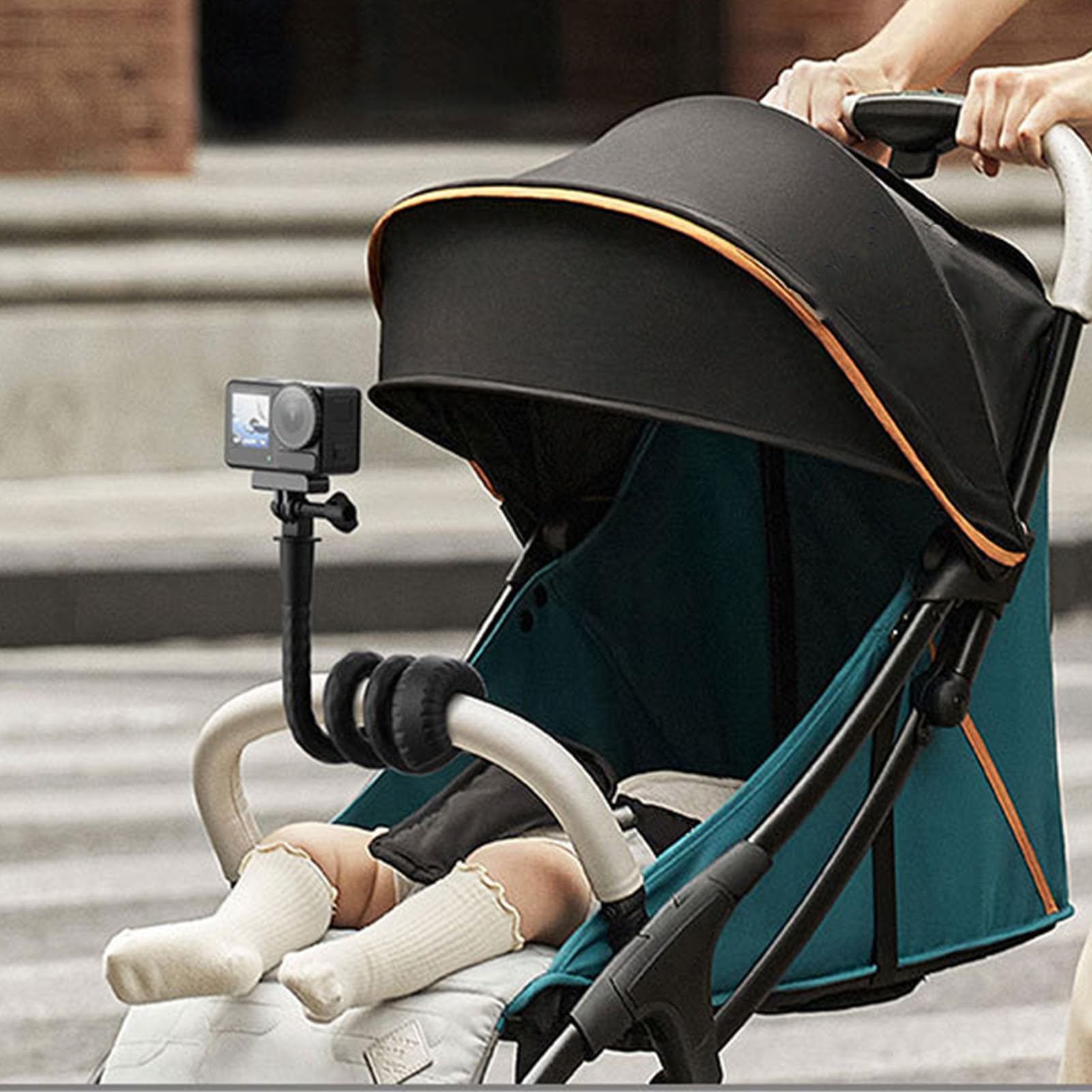 Supporto per morsetto per telefono leggero con supporto flessibile per fotocamera Twist per action camera