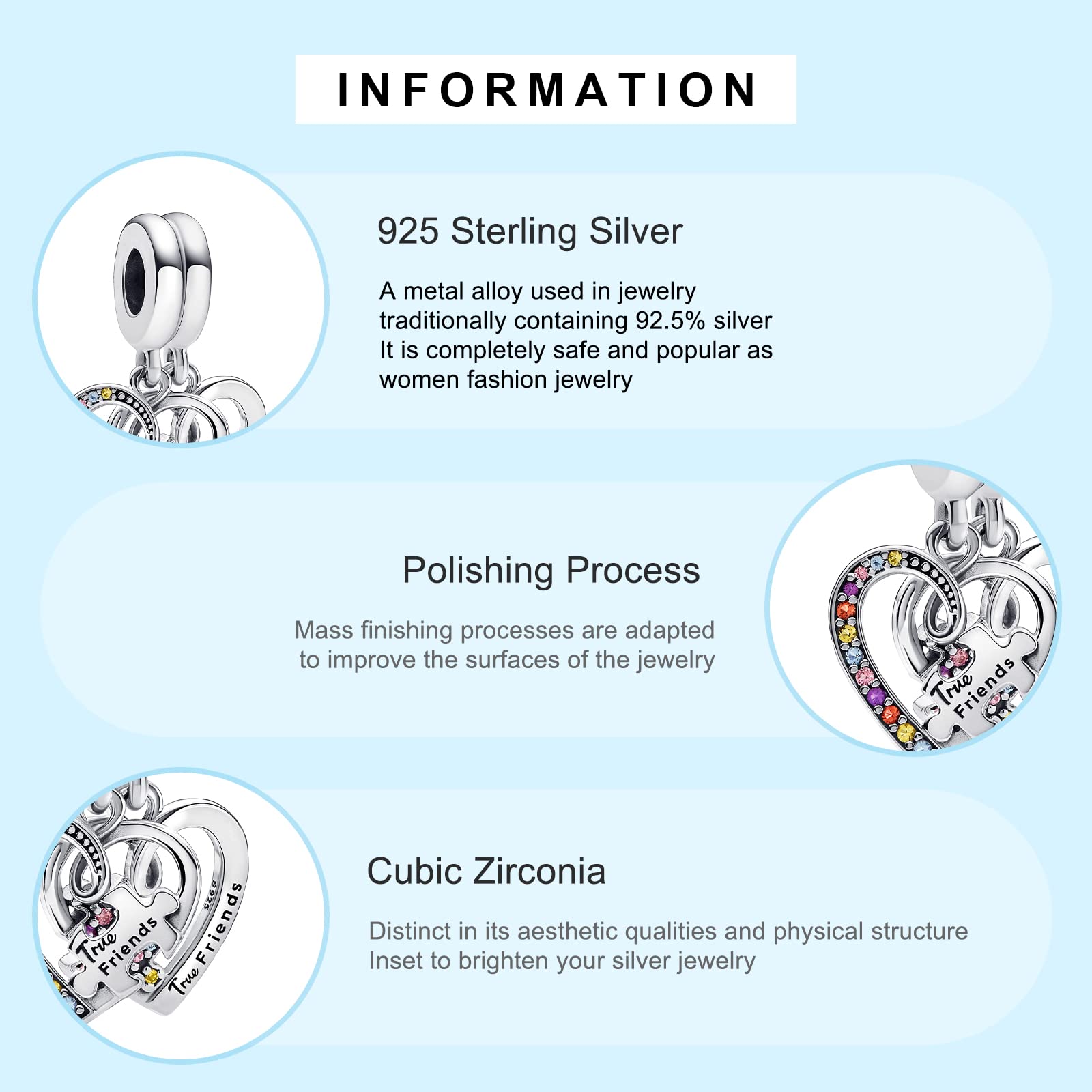 MGIUL Personaggi del Cinema Castelli Pupazzi di Neve Ali e Clips Charm Pendant Argento 925 Ciondoli Perline Gioielli Regalo per le Donne