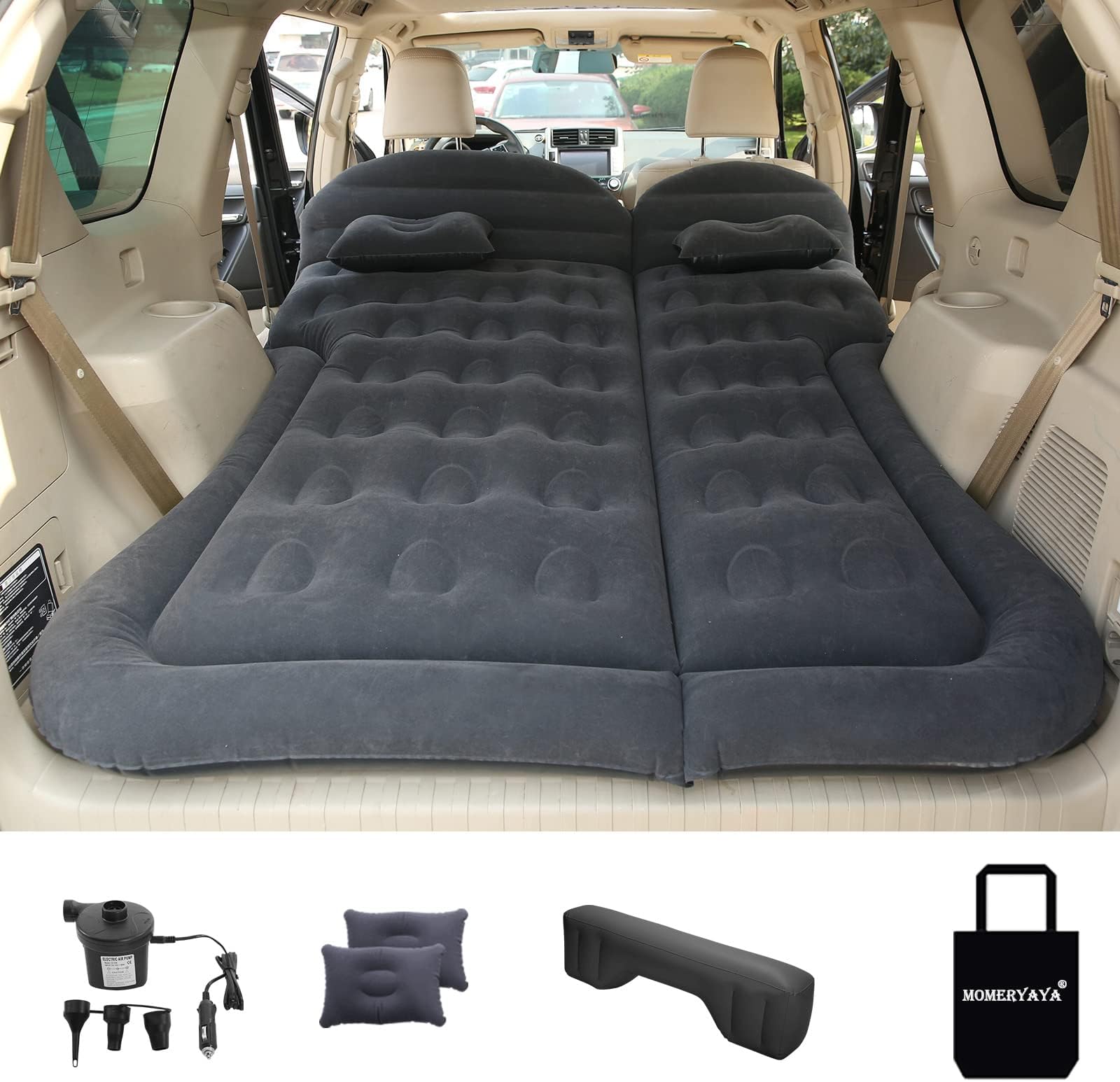 MOMERYAYA SUV Air Mattress Car Bed Car Air Mattress Backseat Mattress SUV Camping