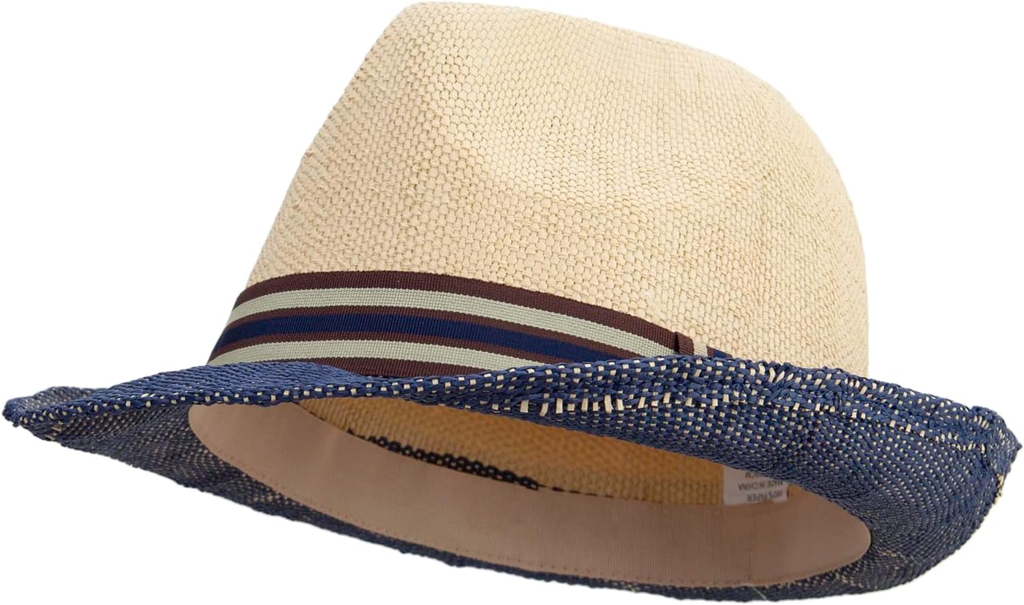 Jeanne Simmons Men's Multi-Striped Ribbon Fedora Hat