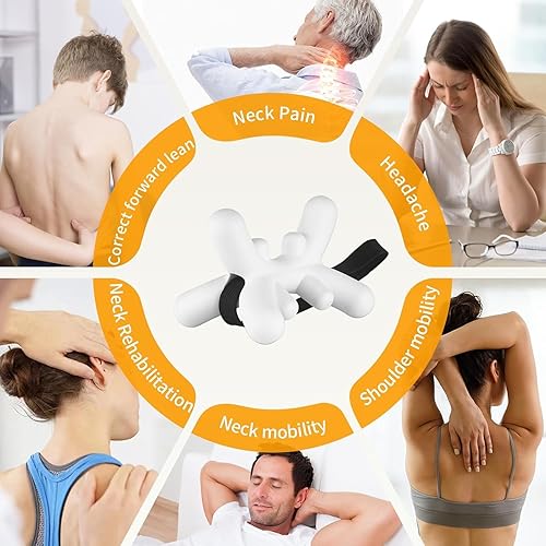 Miniatura 8 de Herramienta de liberación occipital, masajeador de punto de activación de cuello y hombro para aliviar el dolor de cabeza, dispositivo de punto de