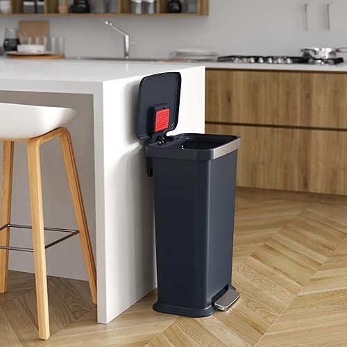 Miniatura 8 de iTouchless - Cubo de basura Prime de plástico de 13.2gal con sensor, duradero y antigolpes, automático, delgado y compacto para cocina, hogar,