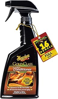 Meguiar's Gold Class Leather Condition Spray - Premium Car Leather Conditioner - Protect Your Car Leather Seats from Cracking, Fading and Drying - 16 oz