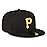 New Era MLB 59FIFTY Team Color Authentic Collection Fitted On Field Game Cap Hat (7 7/8, Pittsburgh Pirates Black)