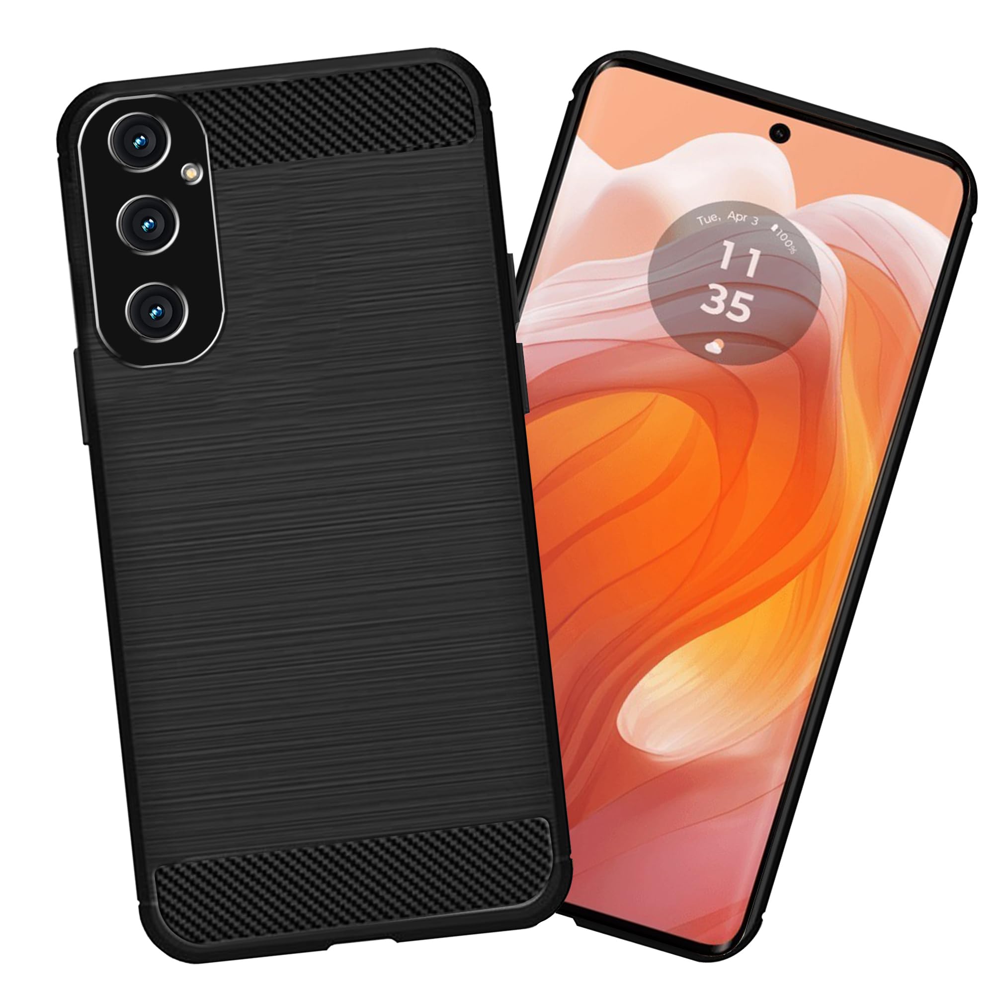 Knotyy Samsung Galaxy M35 5G Back Cover | Hybrid Shock Proof Cover| Matte Soft Silicon Flexible | Back Cover Ultra Slim Matte |Anti-Slip Grip | Stylish and Finishing (Black) (B0D9Y7Q7X8) Amazon Price History, Amazon Price Tracker