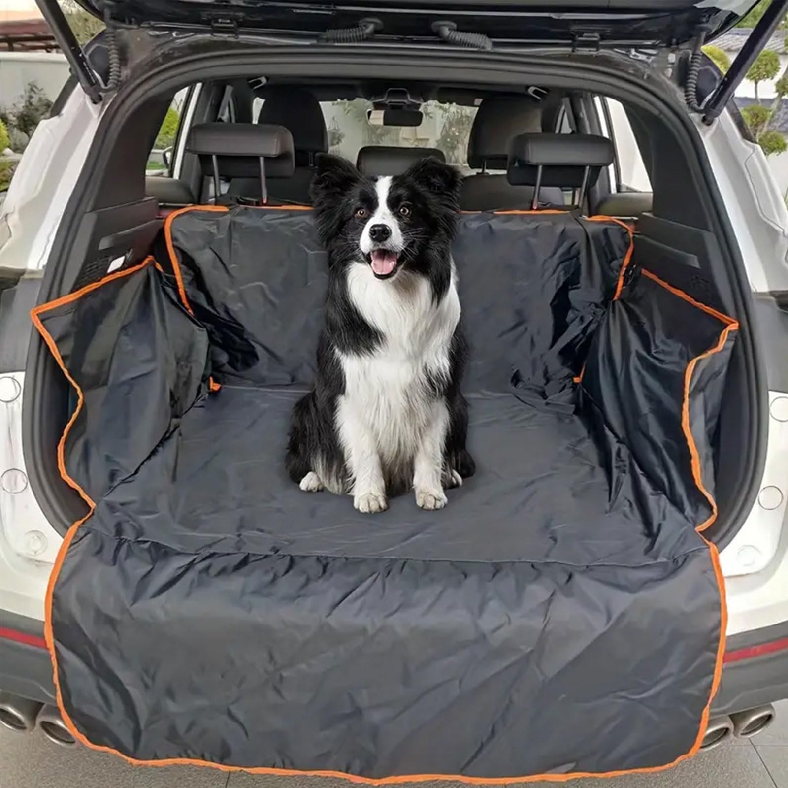 Protección Maletero para Perro,Funda Maletero Coche Perros Universal | Funda Coche Perro,Protector Maletero Coche con con Protección Lateral,Impermeable, Antideslizante,para SUV,Sedán,180x103cm