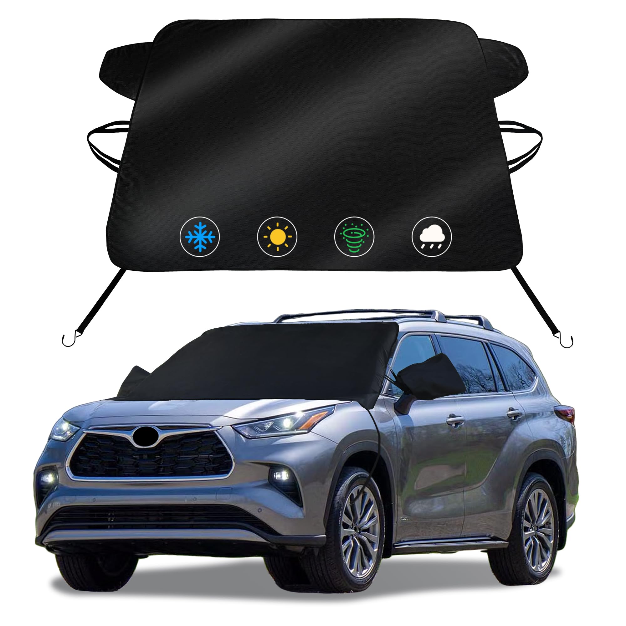 Windshield Cover for Ice &amp; Snow for Toyota Highlander 2024-2026 2027