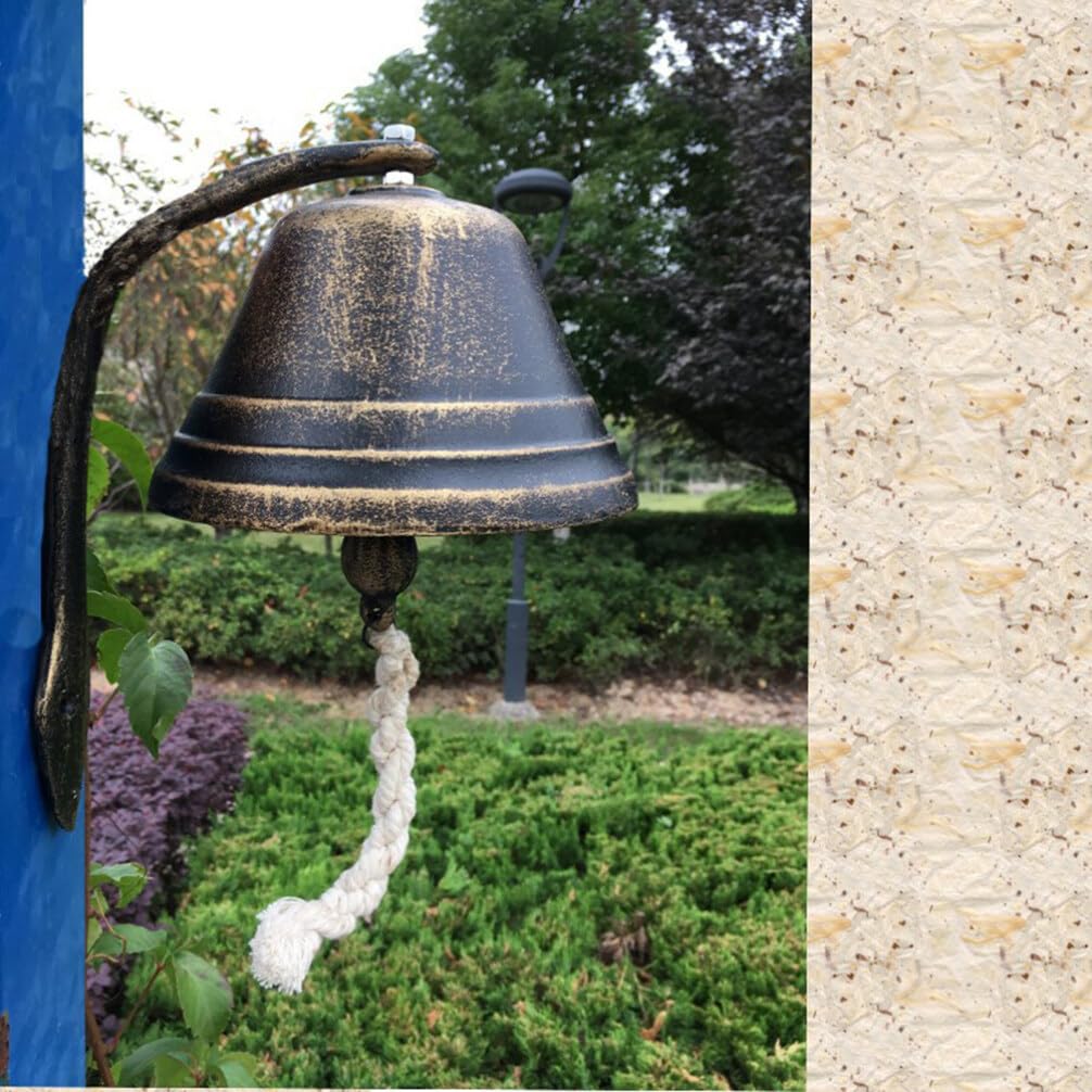 Campanello Da Porta In Ghisa Rustico - Decorativo Per Casa Colonica, Giardino O Esterno - Foto 4