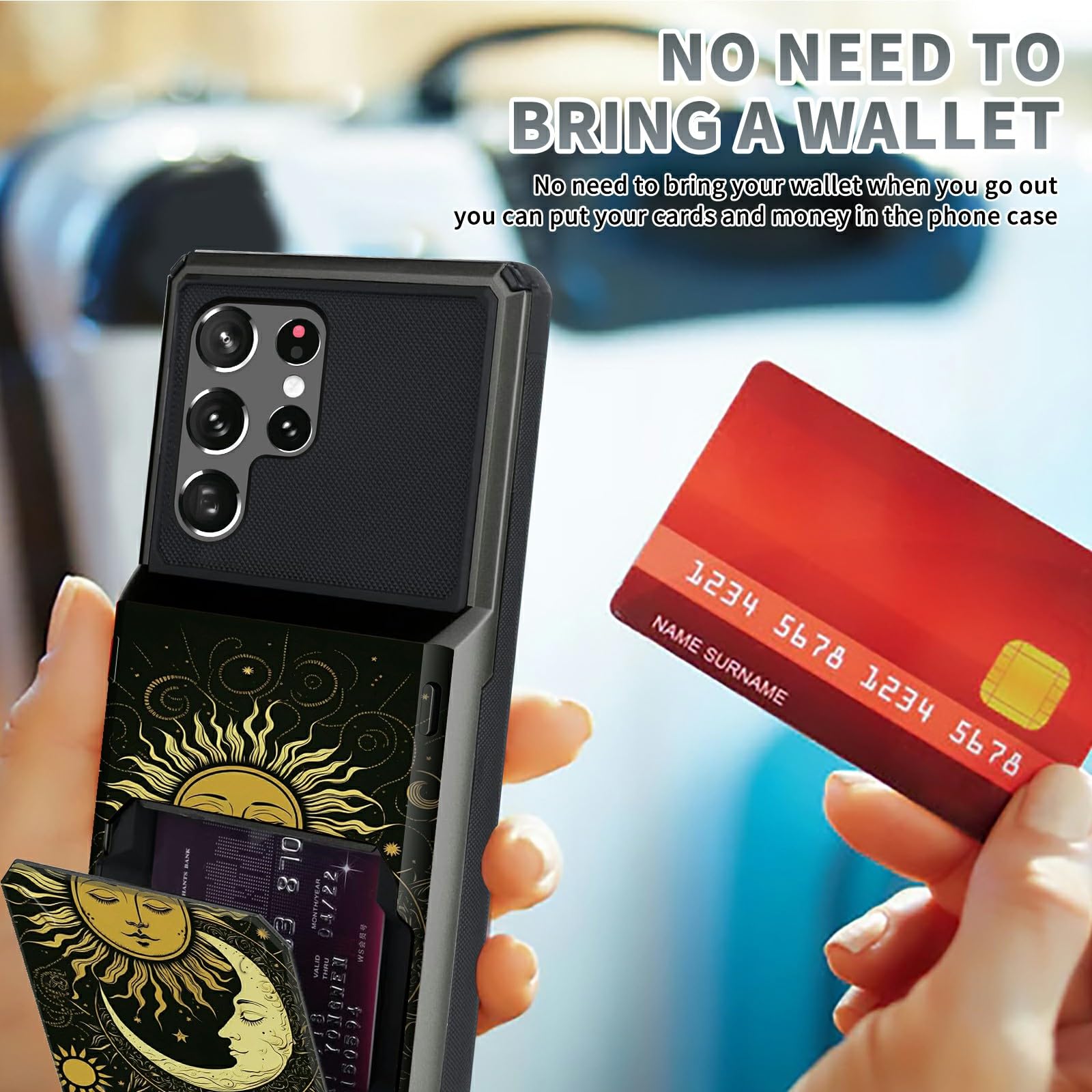 Amazon.com: SROJDHFJB Gothic Moon Sun for Samsung Galaxy S22 Ultra