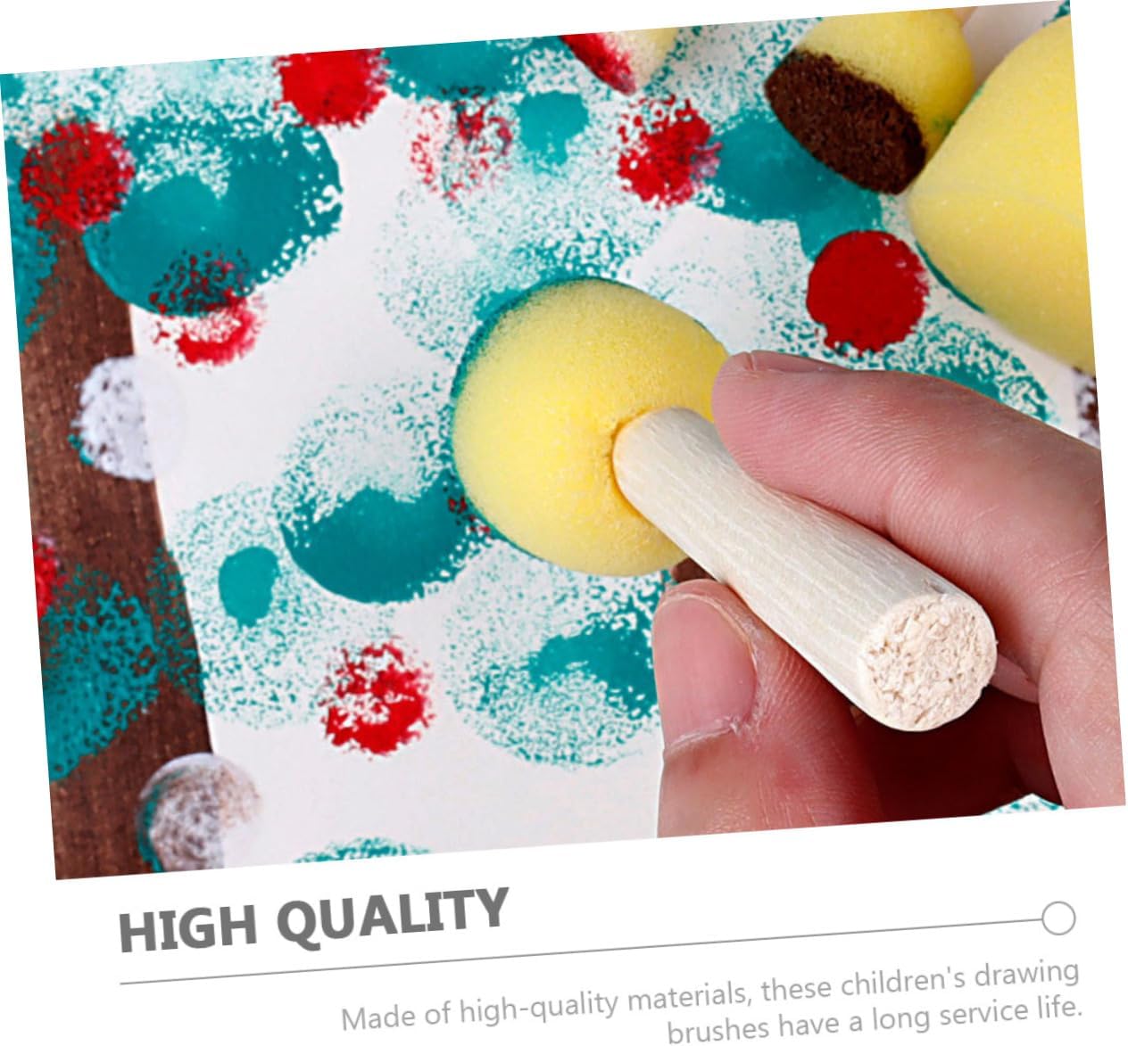 12pcs Boy Girl Sponge Seals Doodling Painting Tools for Boys and Girls Graffiti Brush Safe Eco-Friendly