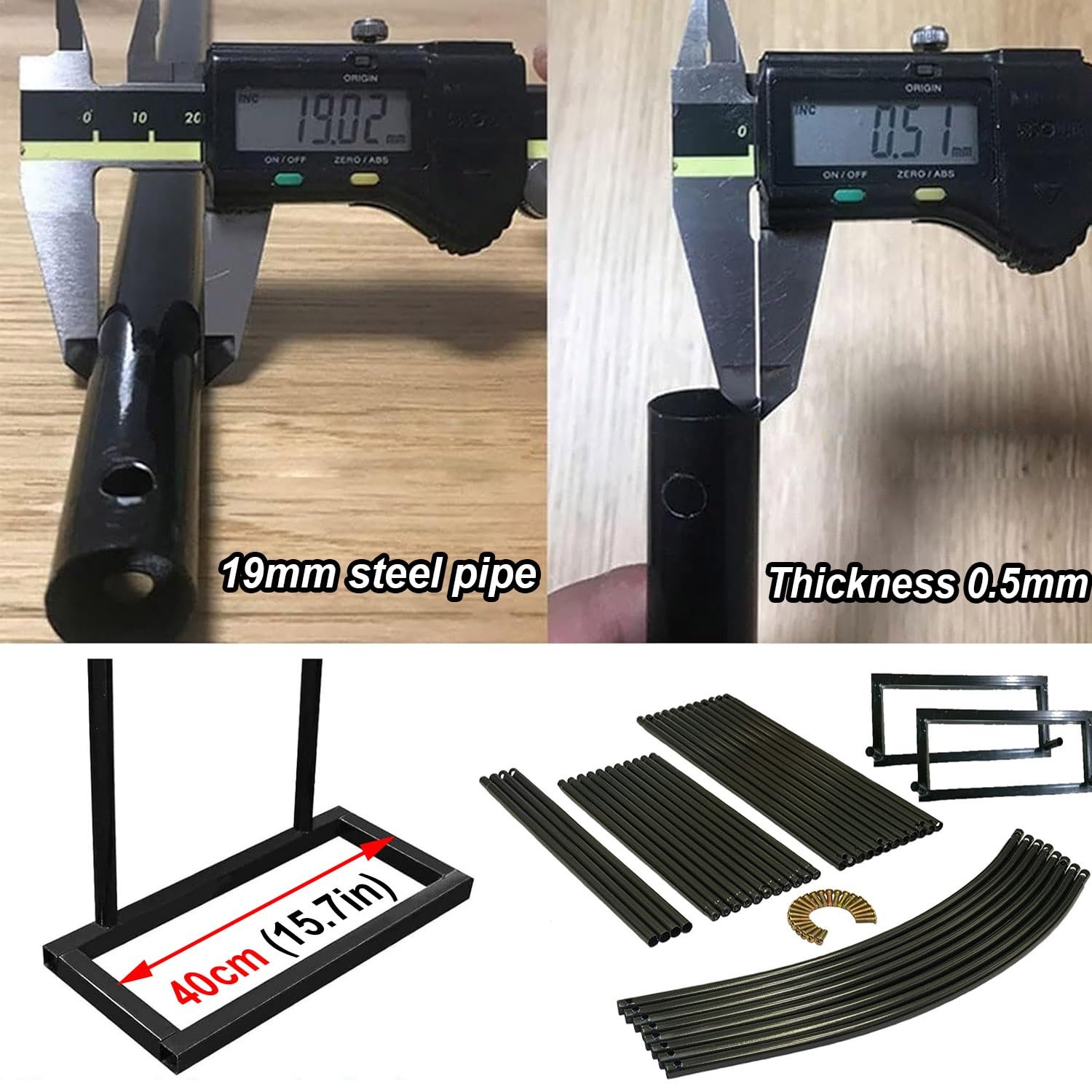 Traliccio ad arco da giardino resistente, per piante rampicanti, supporto resistente per uso esterno, dimensioni da 0,8 m a 3,5 m, perfetto per cortili, prati e decorazioni per matrimoni (nero, 280 x