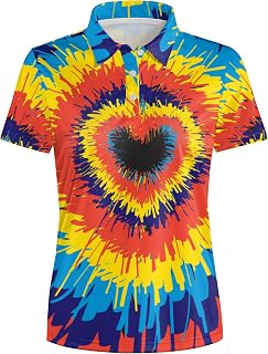 Women's Golf Shirt Moisture Wicking Quick Dry Polo Shirts Golf Outfits Golfer Gifts Ladies Polo Shirts