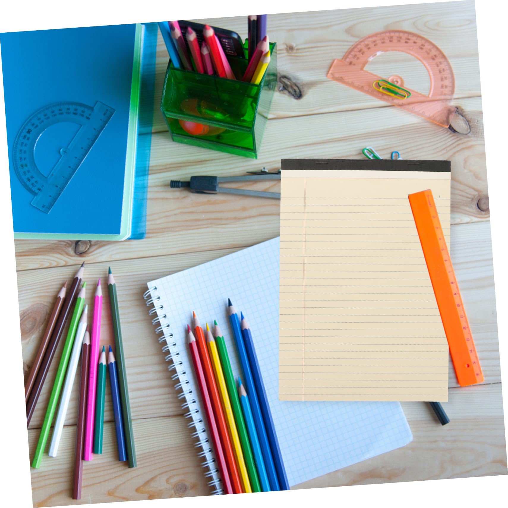 4 Stück-pack A4 Abreißblock Liniertes Notizpapier für Zeitpläne