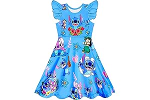 'Stitch' Pink Costume for Little Girls